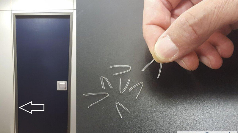 plastico puerta ladrones